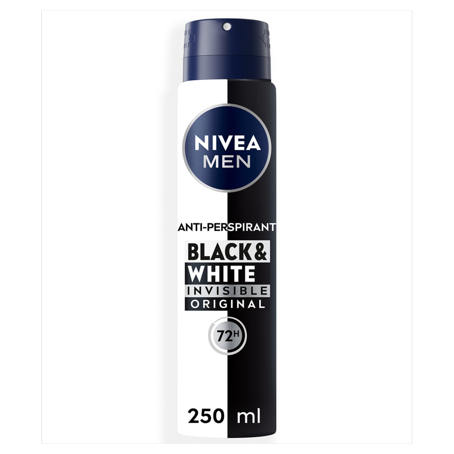 Nivea Men Black and White Invisible Original Anti-Perspirant Deodorant (250 ml)