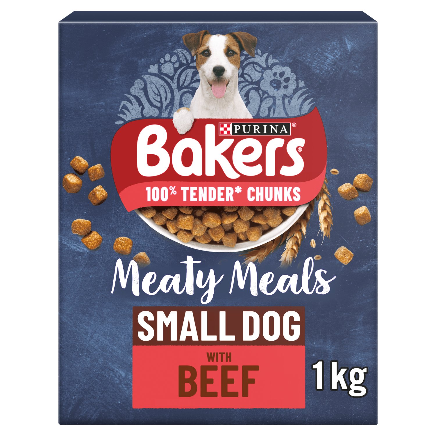 Bakers Meaty Meals Beef Small Dog Food (1 kg)