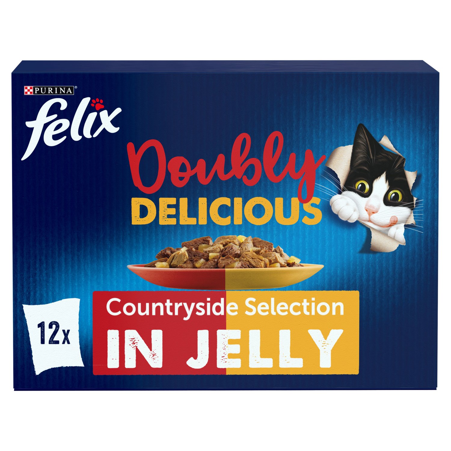 Felix Meaty Selection in Jelly Cat Food 12 Pack (100 g)