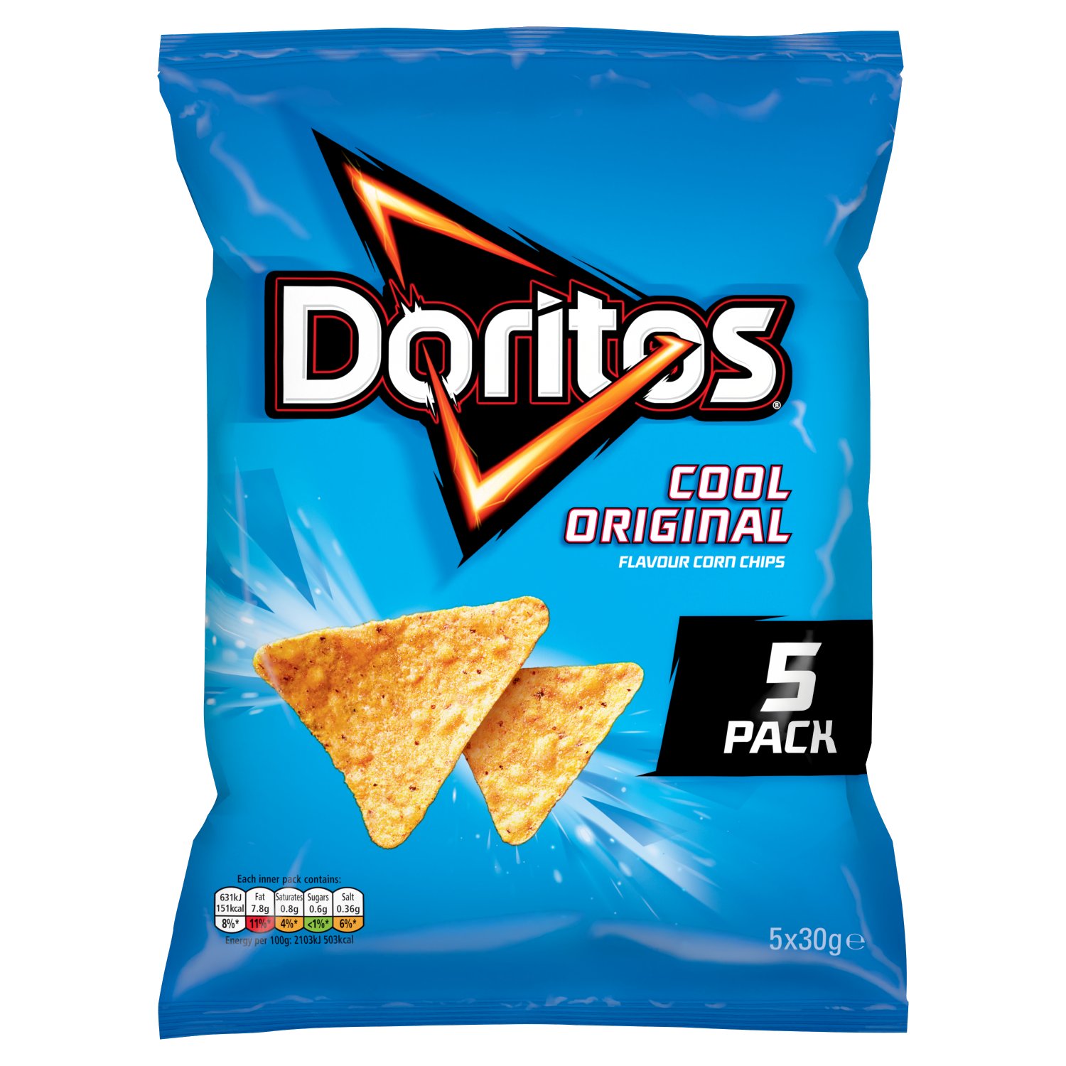 Doritos Cool Original Crisps 5 Pack (30 g)
