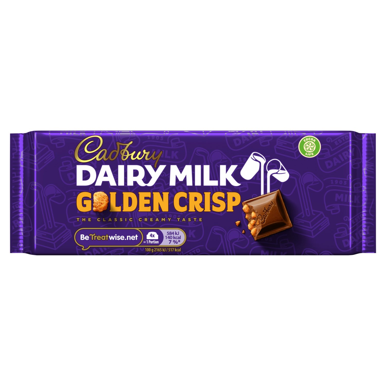 Cadbury Dairy Milk Golden Crisp (54 g)