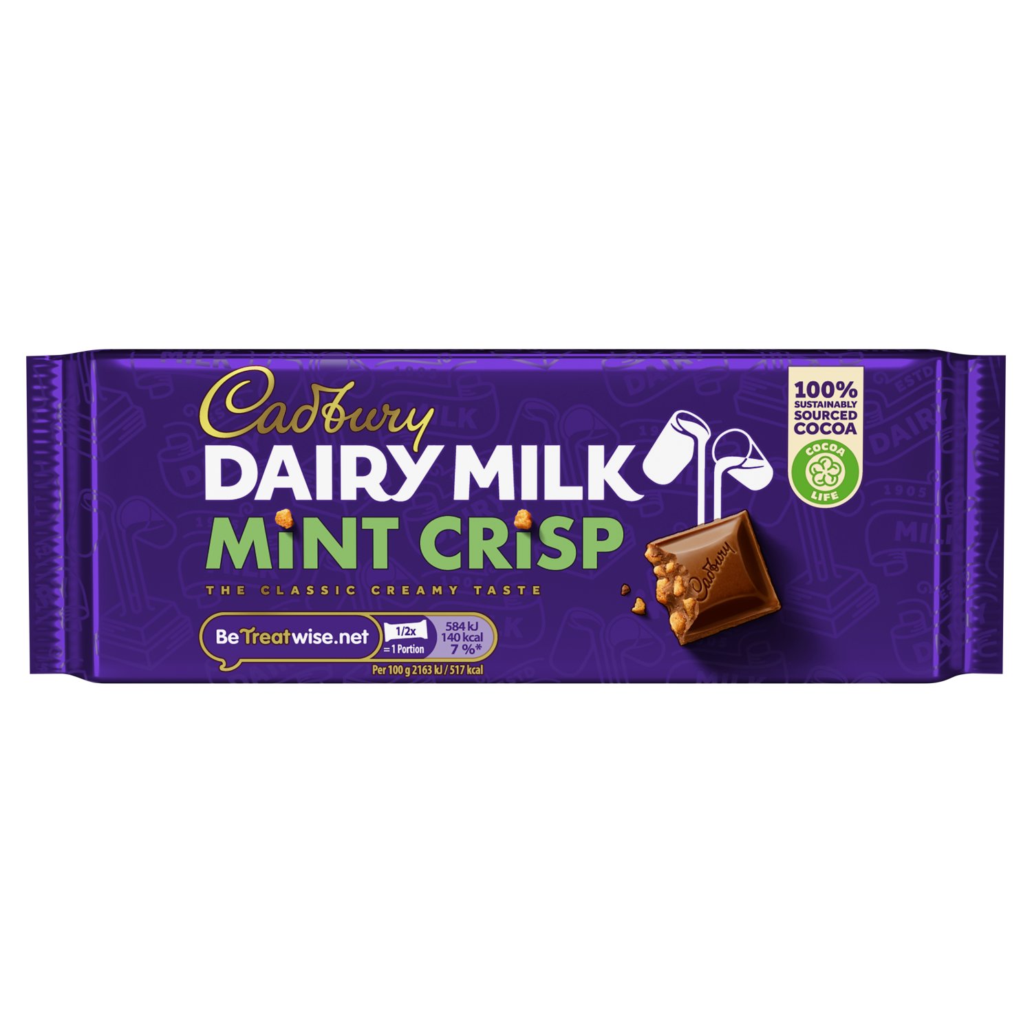 Cadbury Dairy Milk Mint Crisp (54 g)