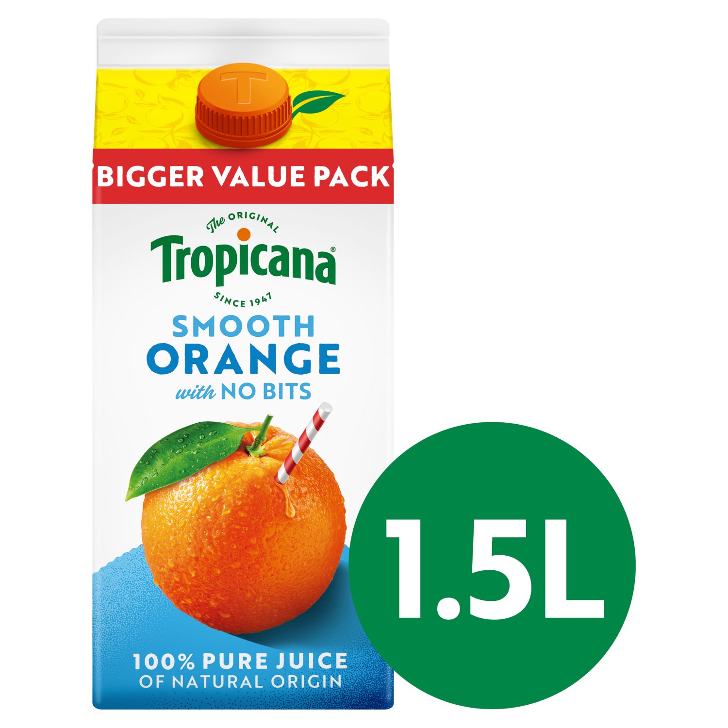 Tropicana Smooth Orange Juice (1.5 L)