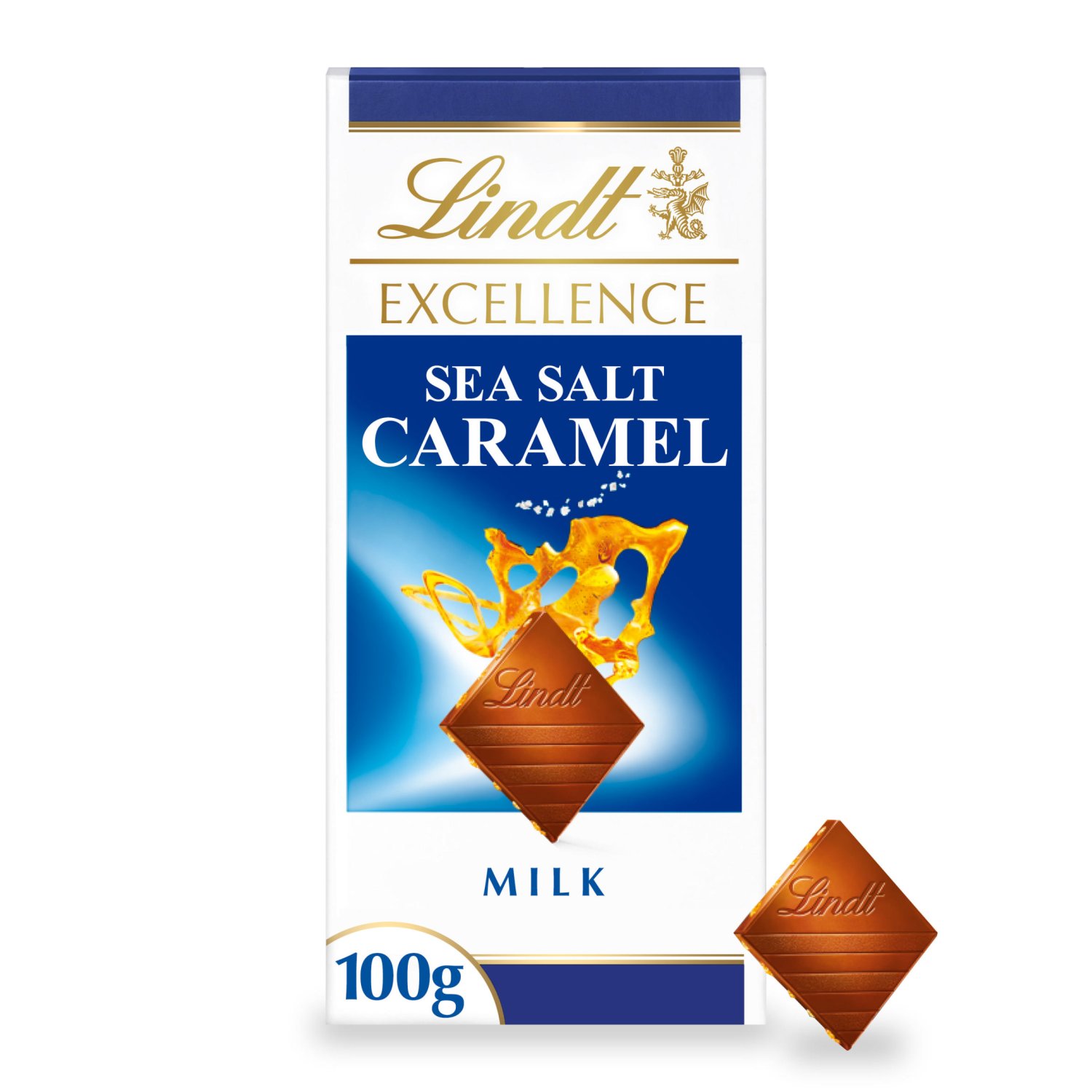 Lindt Excellence Sea Salt Caramel Milk Chocolate Bar (100 g