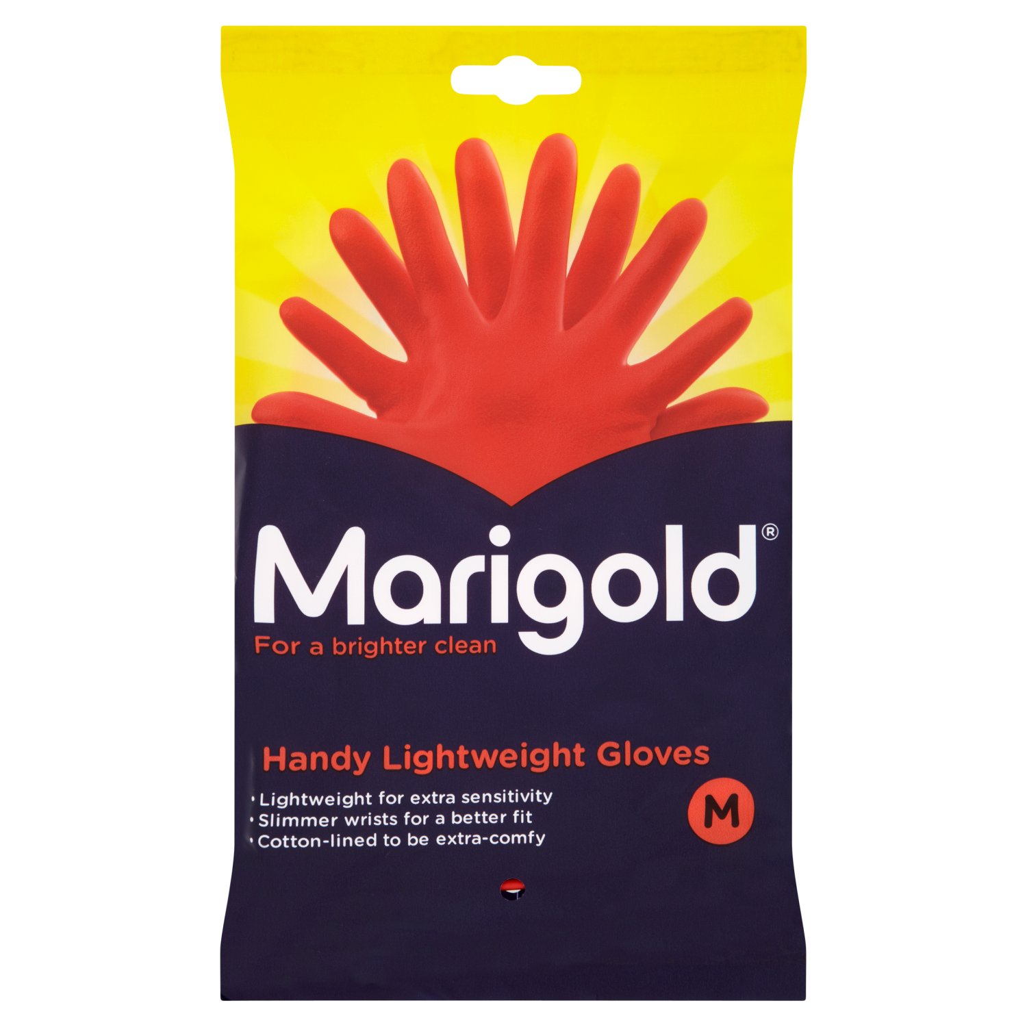 Marigold Medium Lightweight Gloves  (1 Piece)