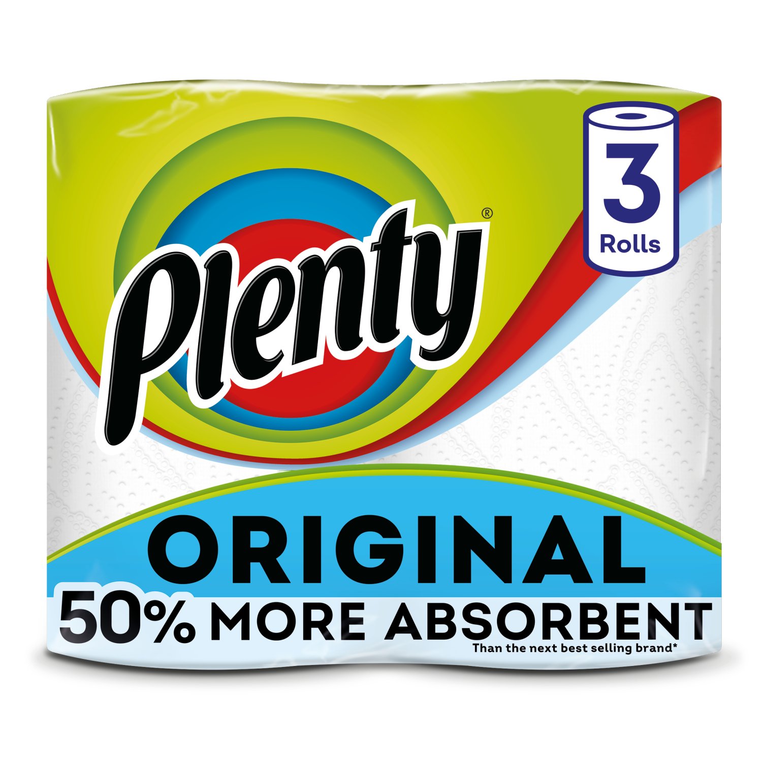 Plenty Kitchen Roll 300 Sheet 3 Roll (3 Roll)