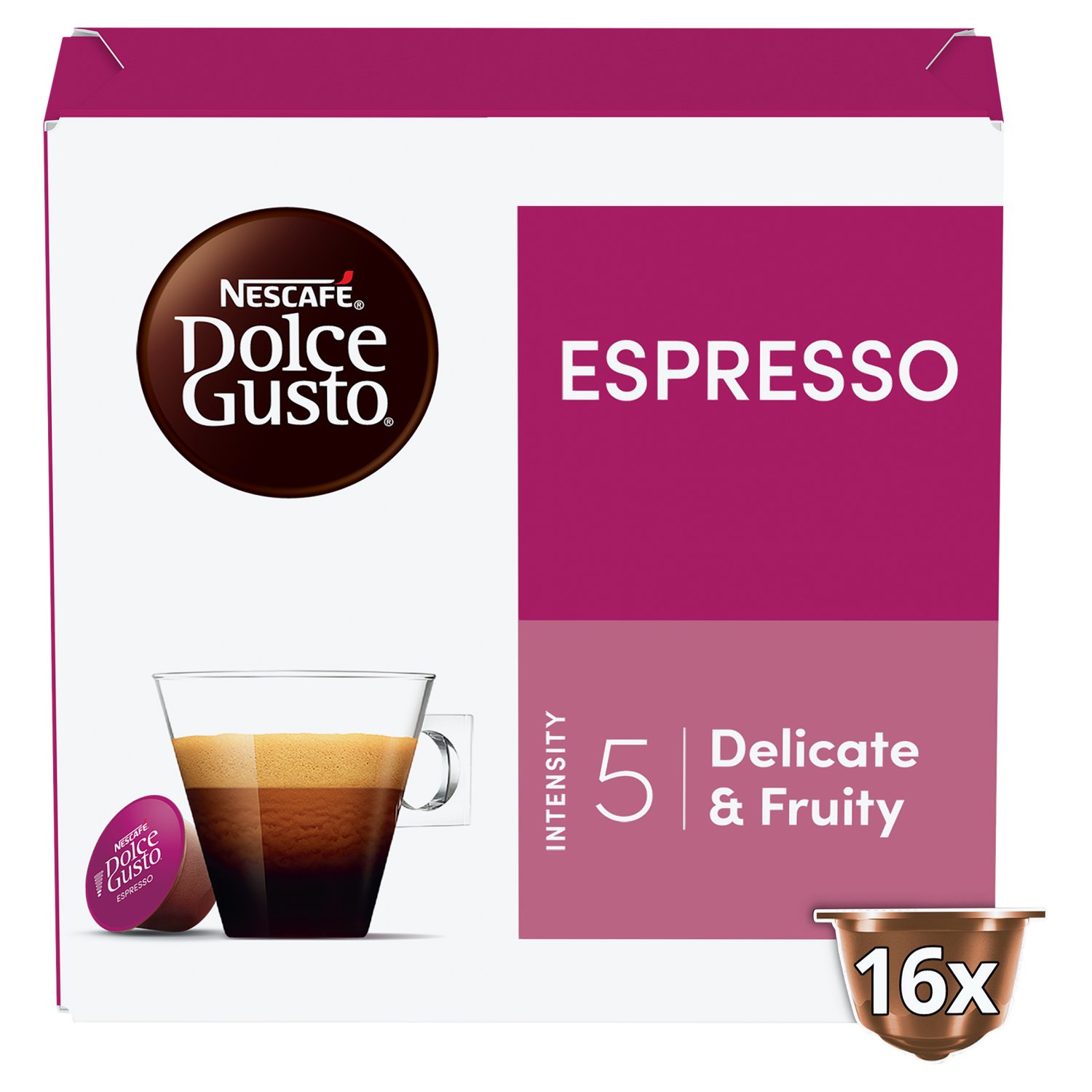 Nescafe Dolce Gusto Espresso Coffee Capsules 16 Pack (88 g)