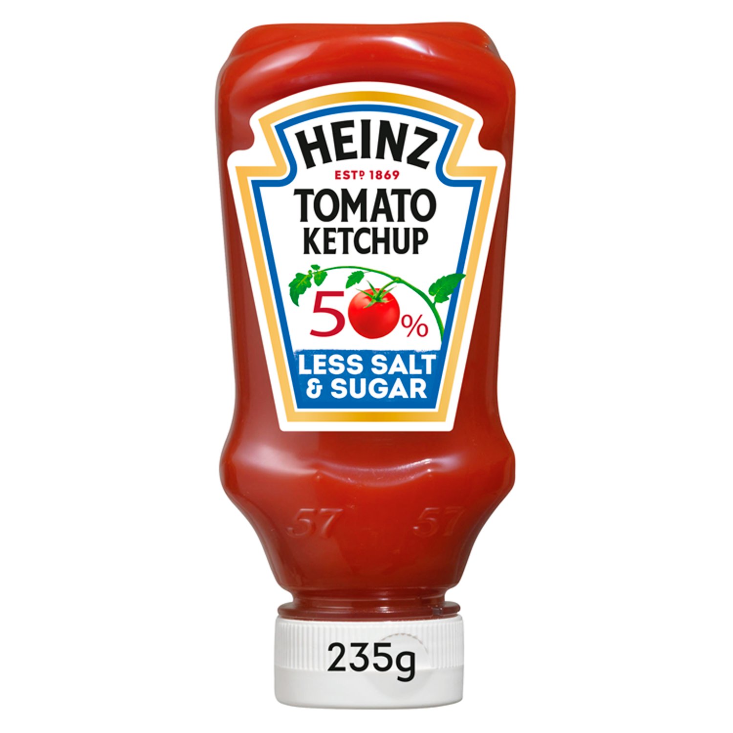 Heinz Tomato Ketchup 50% Less Sugar & Salt (250 g)