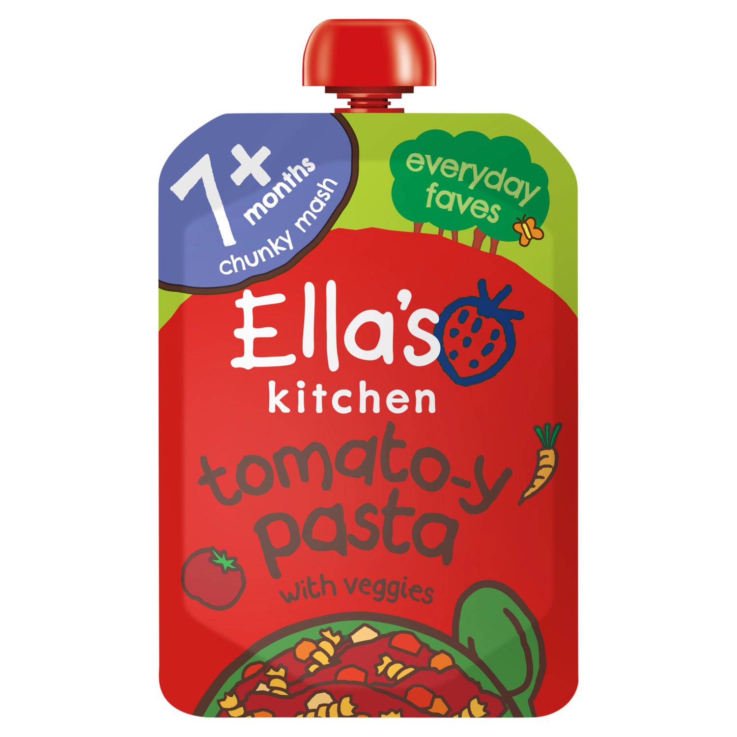 Ella's Kitchen Tomato Pasta with Veg 7+ Months (130 g)