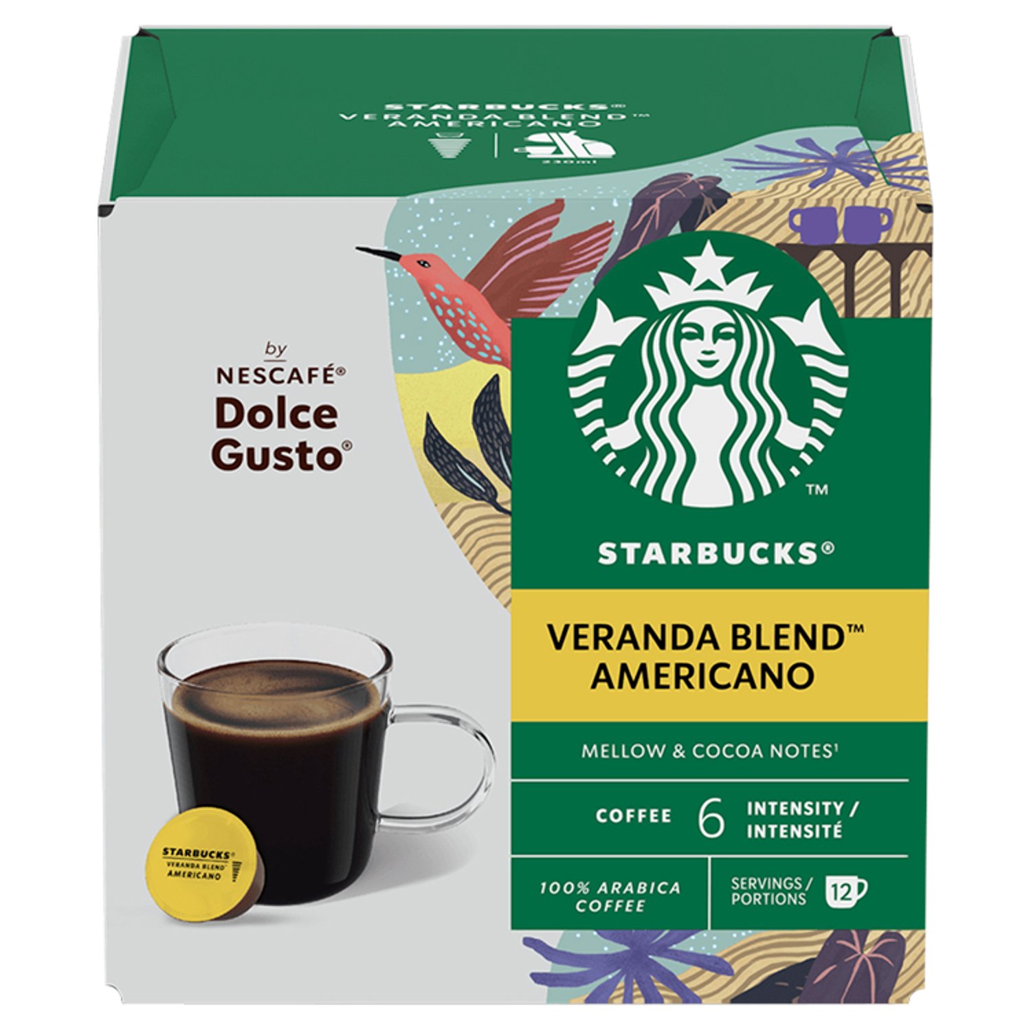 Starbucks Veranda Americano Coffee Capsules 12 Pack (102 g)