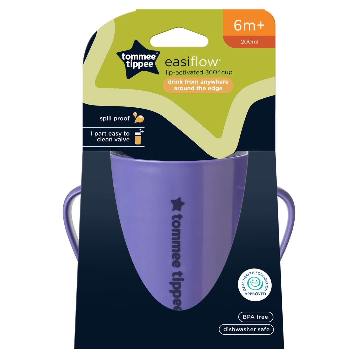 Tommee Tippee Lip Activated Cup 6+ Months (1 Piece)