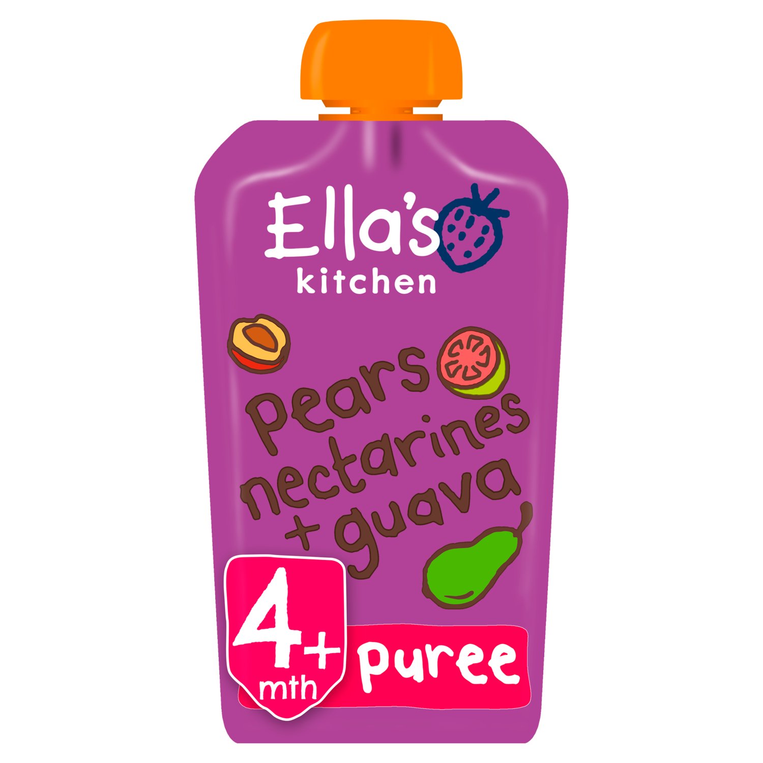 Ella's Kitchens Plums, Nectarines & Guavas (120 g)