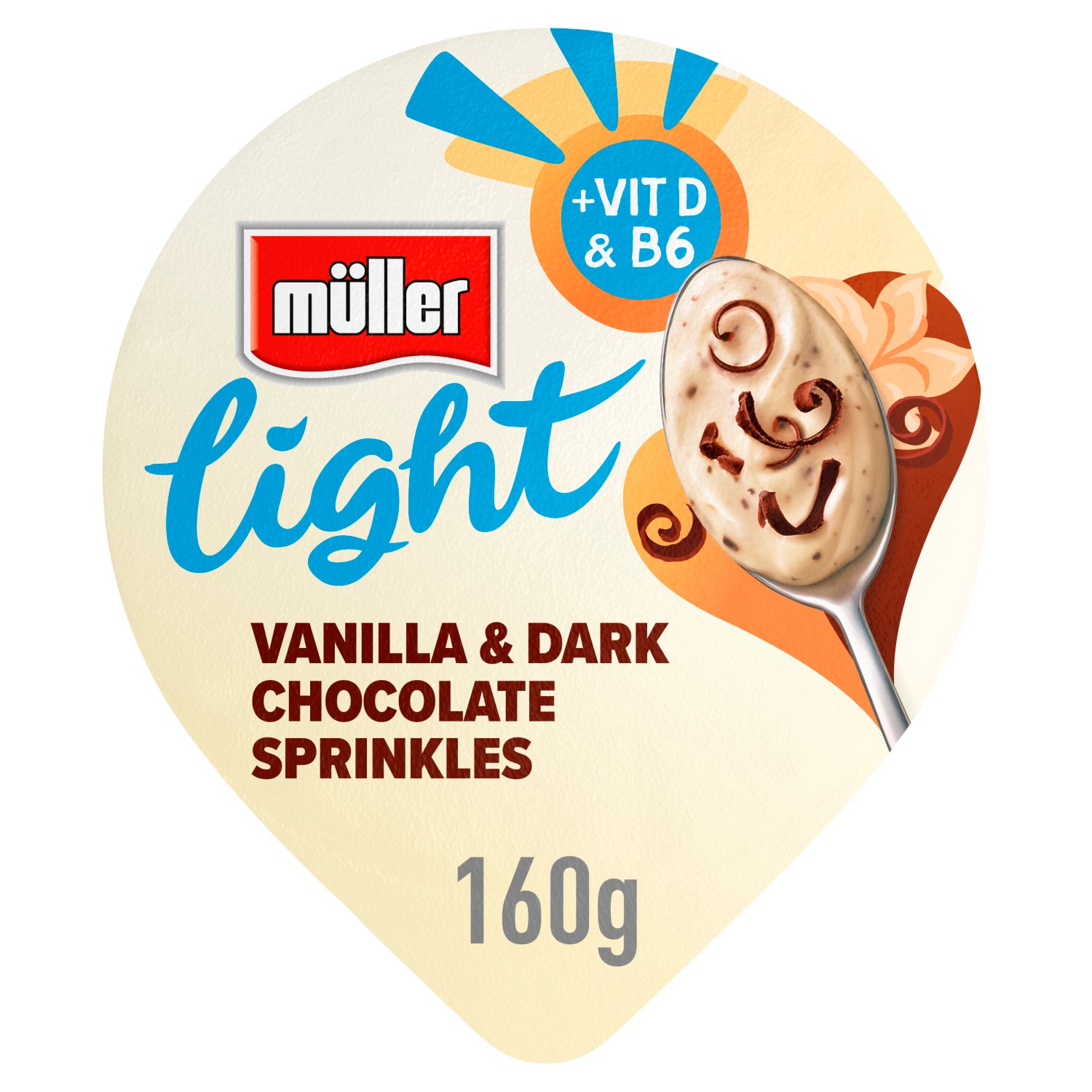 Muller Light Vanilla Yogurt with Chocolate Sprinkles (160 g)