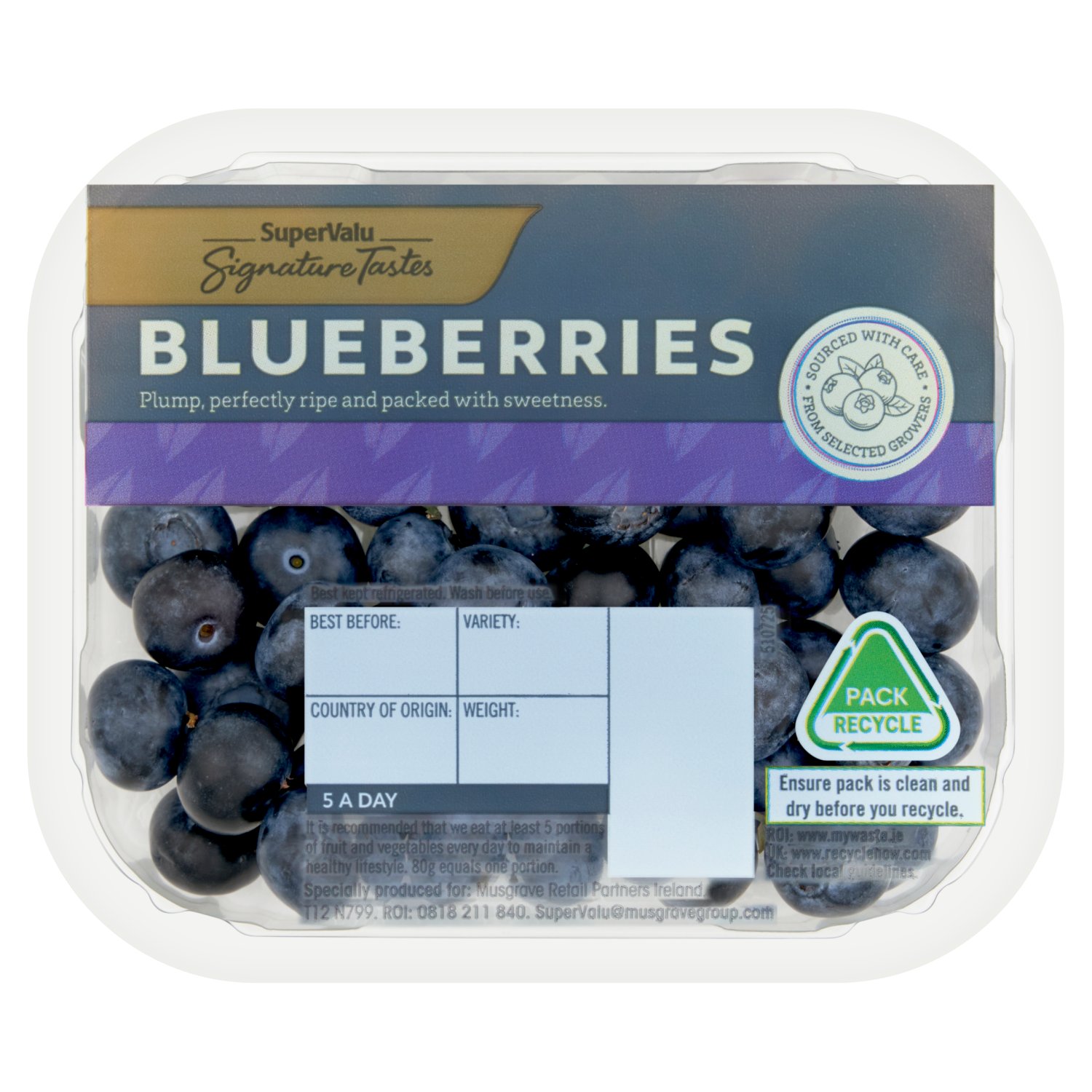 SuperValu Signature Tastes Blueberries (150 g)