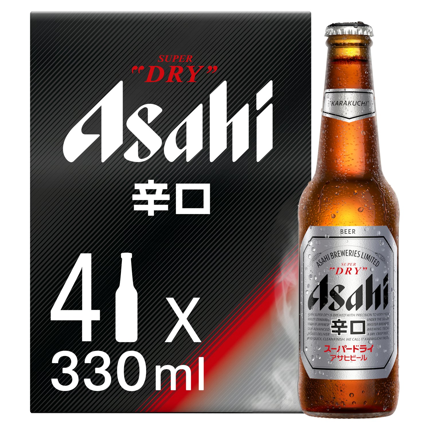 Asahi Super Dry Beer 4 Pack (330 ml)