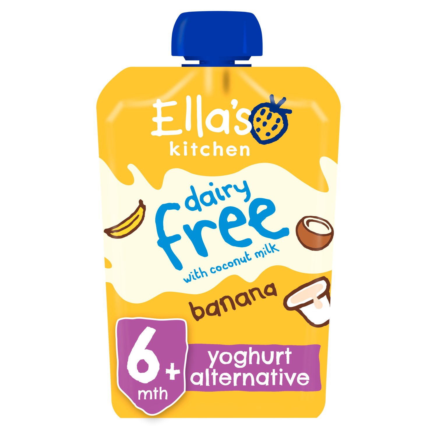 Ella's Kitchen Dairy Free Banana Yoghurt 6+ Months (90 g)