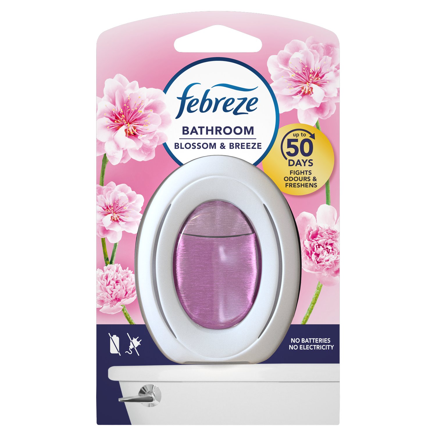 Febreze Blossom & Breeze Bathroom Air Freshener (1 Piece) - Storefront EN