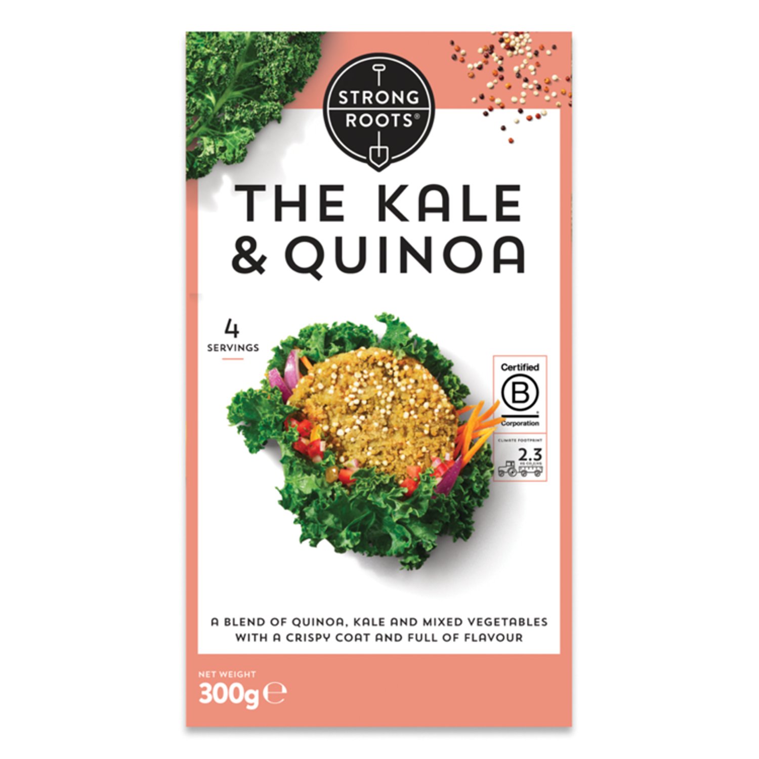 Strong Roots Kale & Quinoa Burger (300 g) Storefront EN