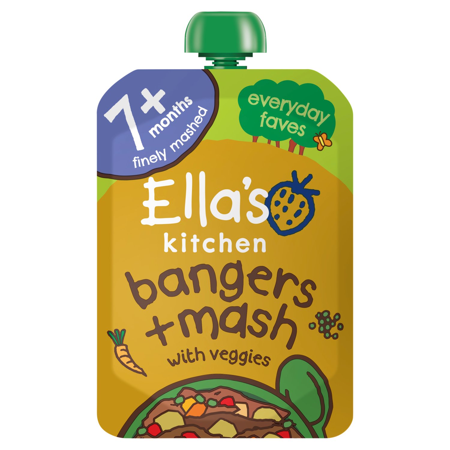 Ellas Bangers and Mash Stage 2 (130 g)