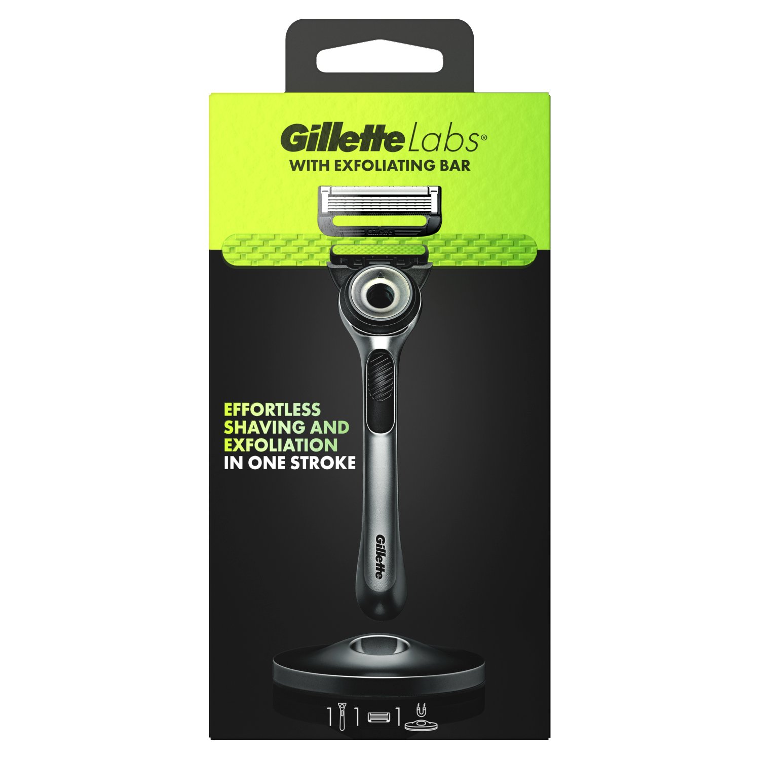 Gillette Labs Exfoliating Razor With Magnetic Stand (1 Piece)