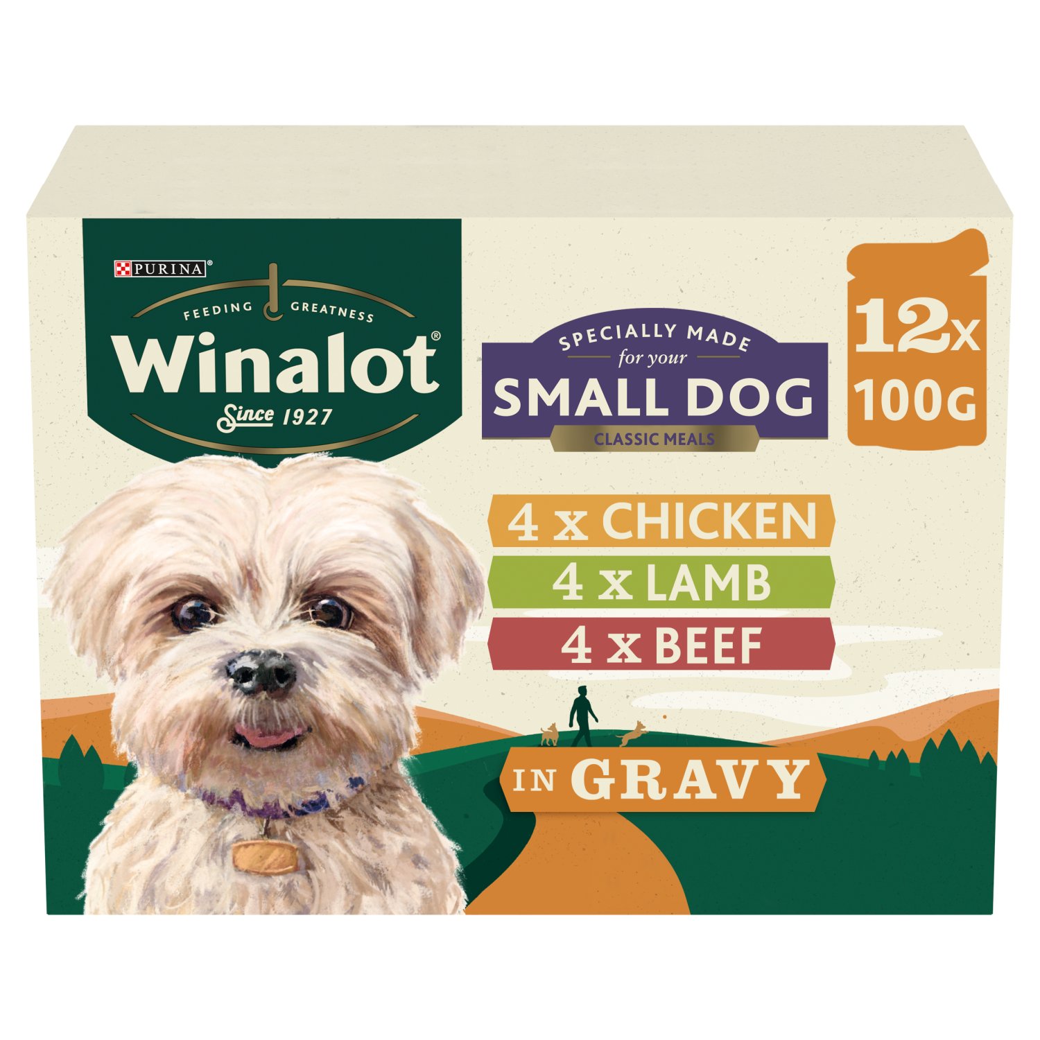 Winalot Small Dog Mixed In Gravy (1.2 kg)