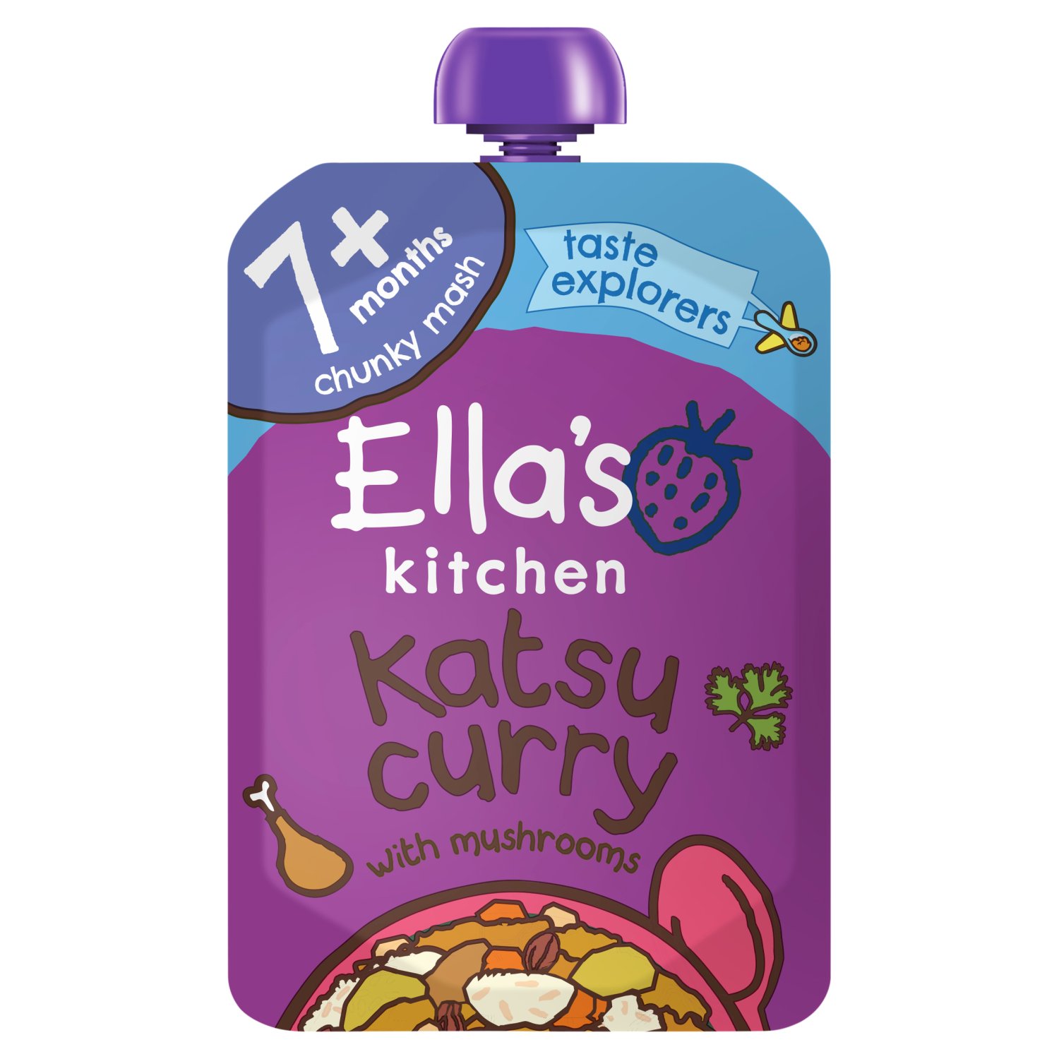 Ellas Katsu Curry With Chicken + Coriander 7 Months+ (130 g)