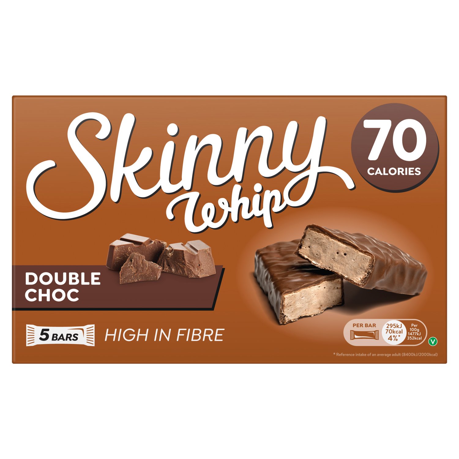 Skinny Whip Double Chocolate Bar 5 Pack (20 g)