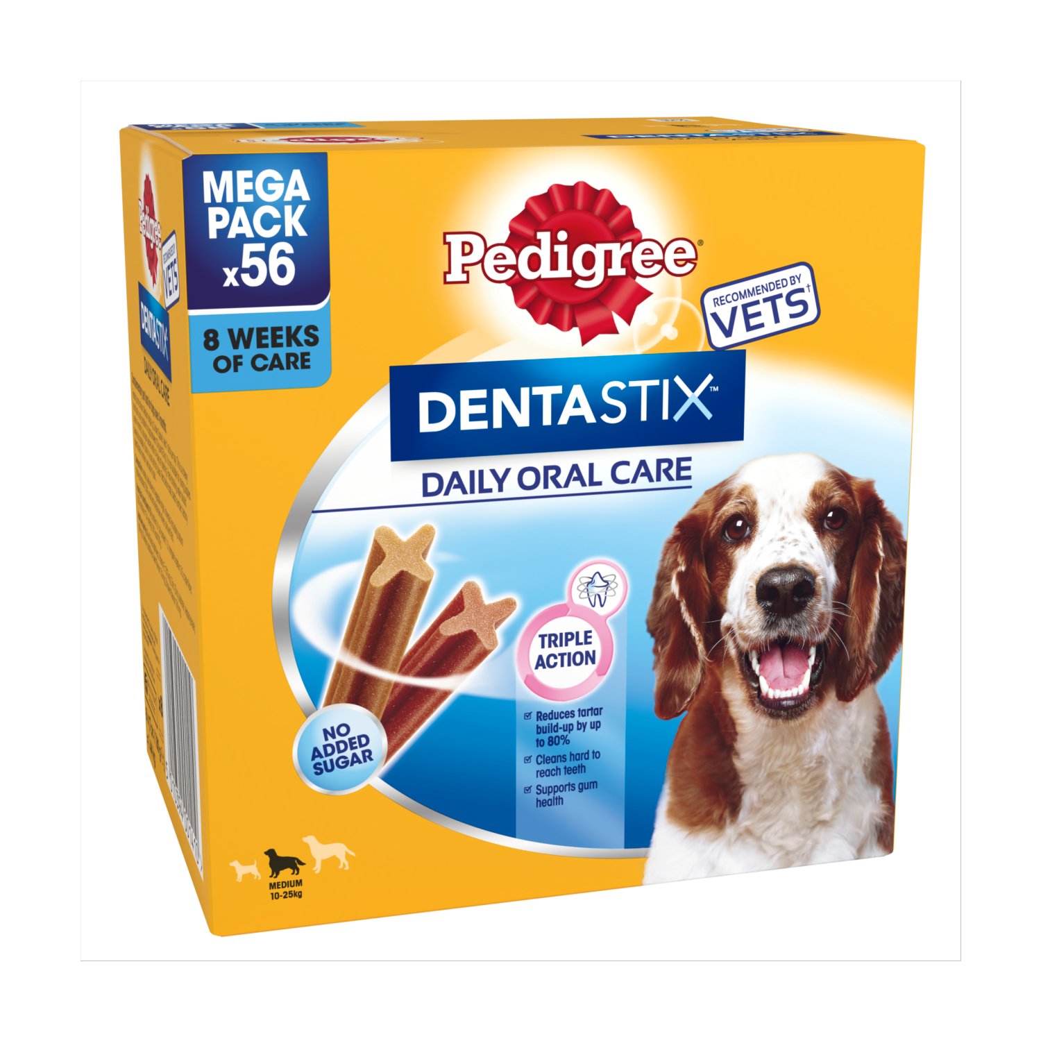 Pedigree Dentastix Daily Medium Dog 56 Pack (1.44 kg)