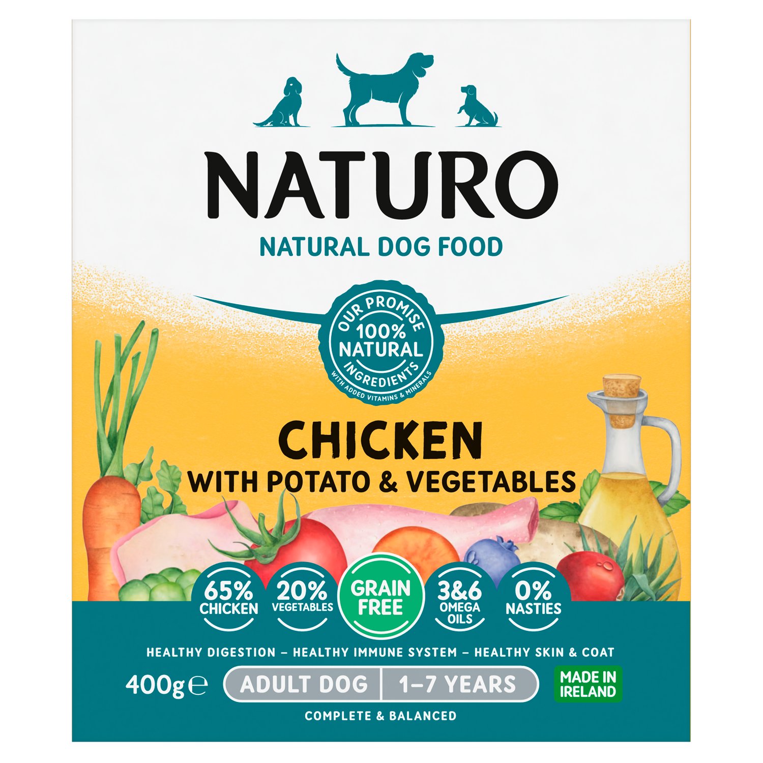 Naturo Adult Grain Free Chicken (400 g)