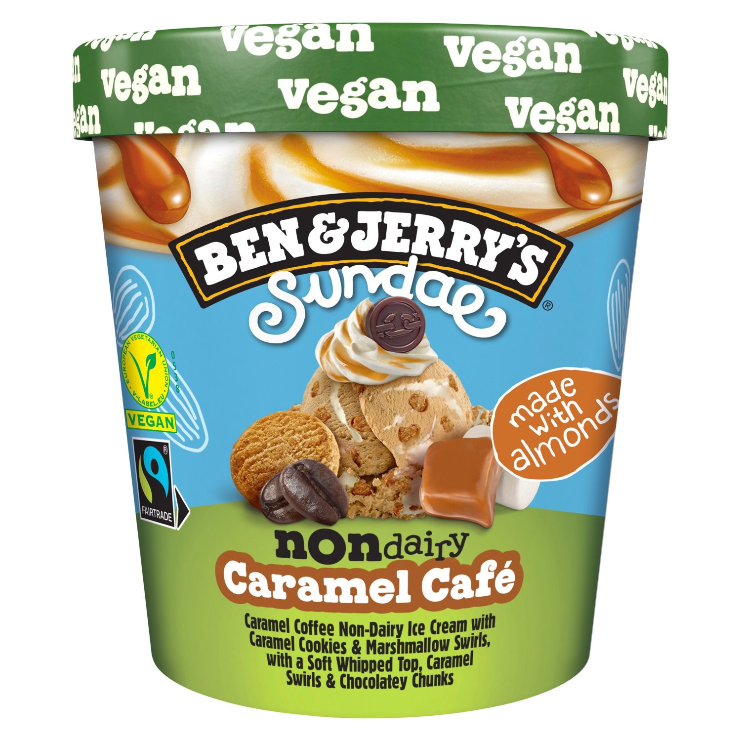 Ben & Jerry's Caramel Coffee Non Dairy Sundae (427 ml)