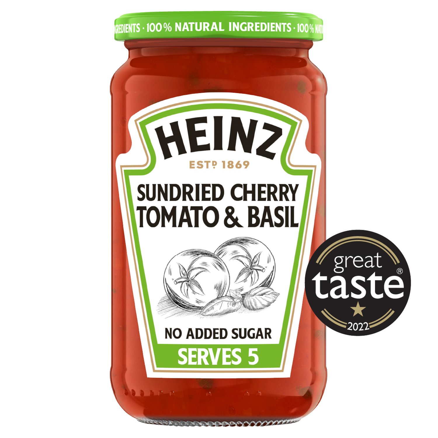 Heinz Sundried Cherry Tomato & Basil Pasta Sauce (490 g)