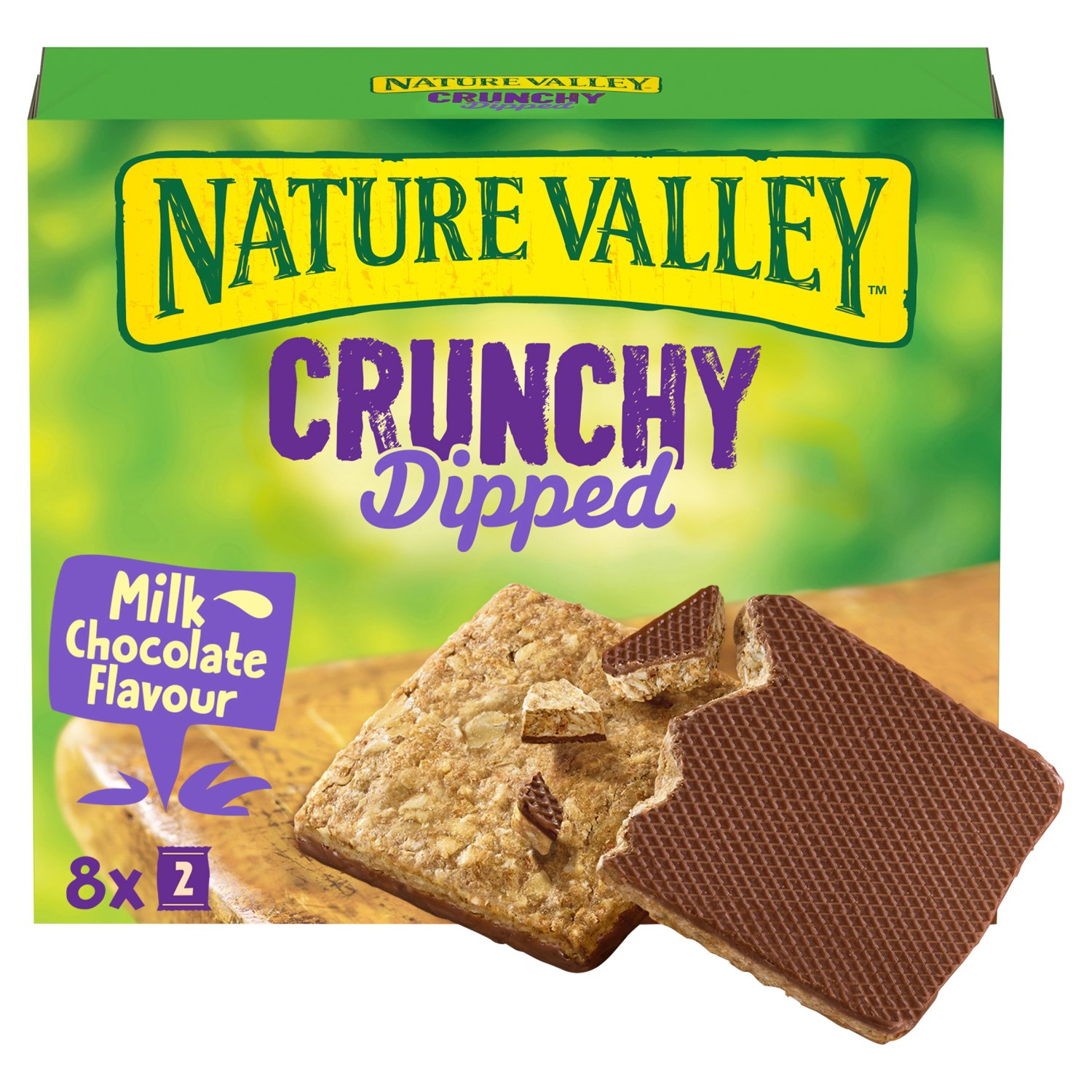 Nature Valley Crunchy Dipped Milk Chocolate 8 Pack (20 g)