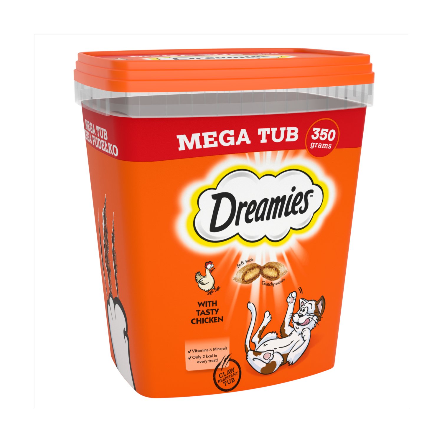 Dreamies Chicken Mega Tub (350 g)