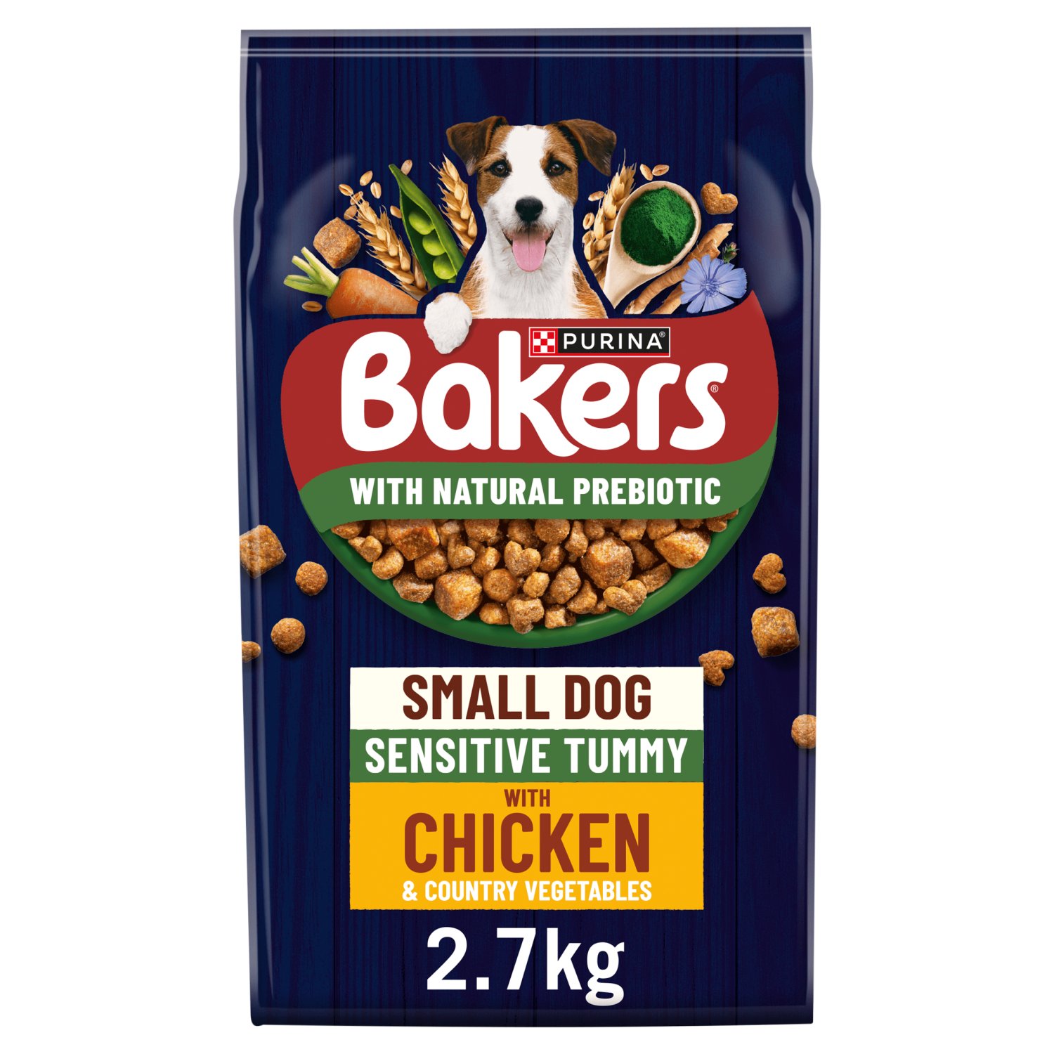 Bakers Chicken & Country Vegetables Sensitive Tummy Dry Small Dog (2.7 kg)