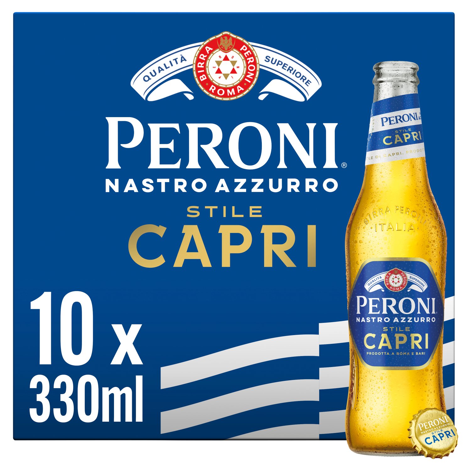 Peroni Capri Bottle 10 Pack (330 ml)