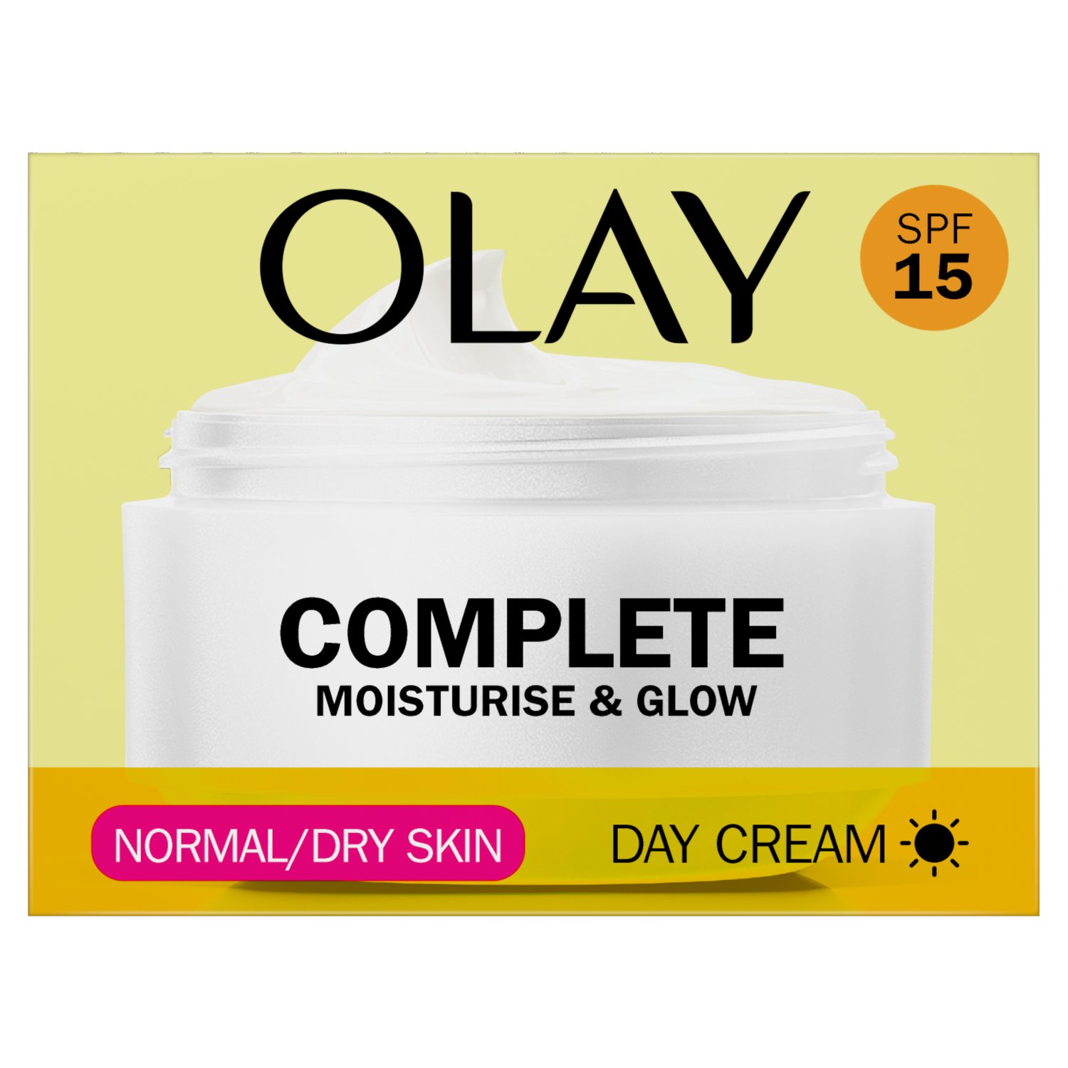 Olay Complete Normal Dry SPF15 Moisturise & Glow Day Cream (50 ml)