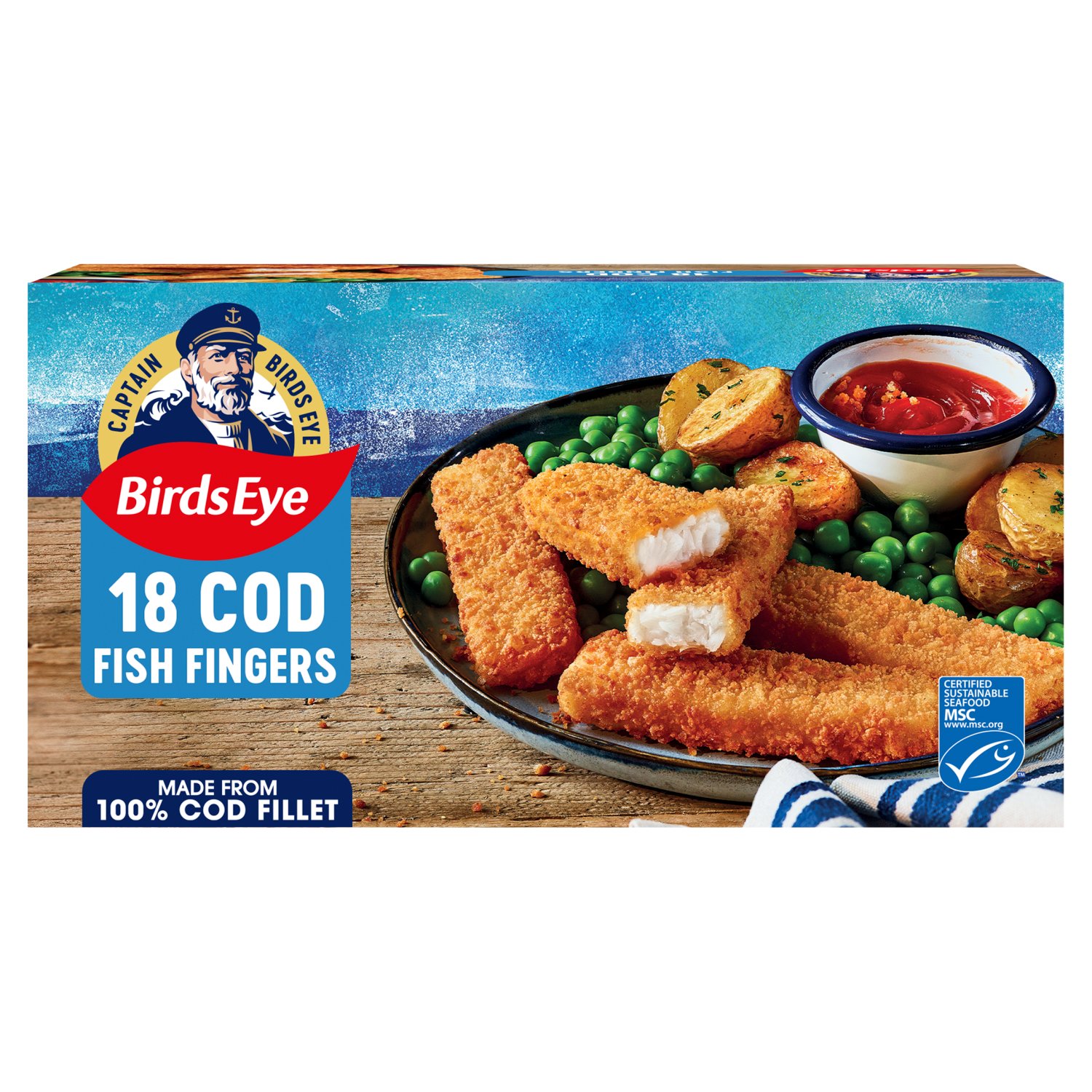 Birds Eye Cod Fish Fingers 18 Pack (28 g)