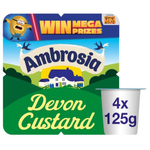 Ambrosia Devon Custard 4 Pack (125 g)