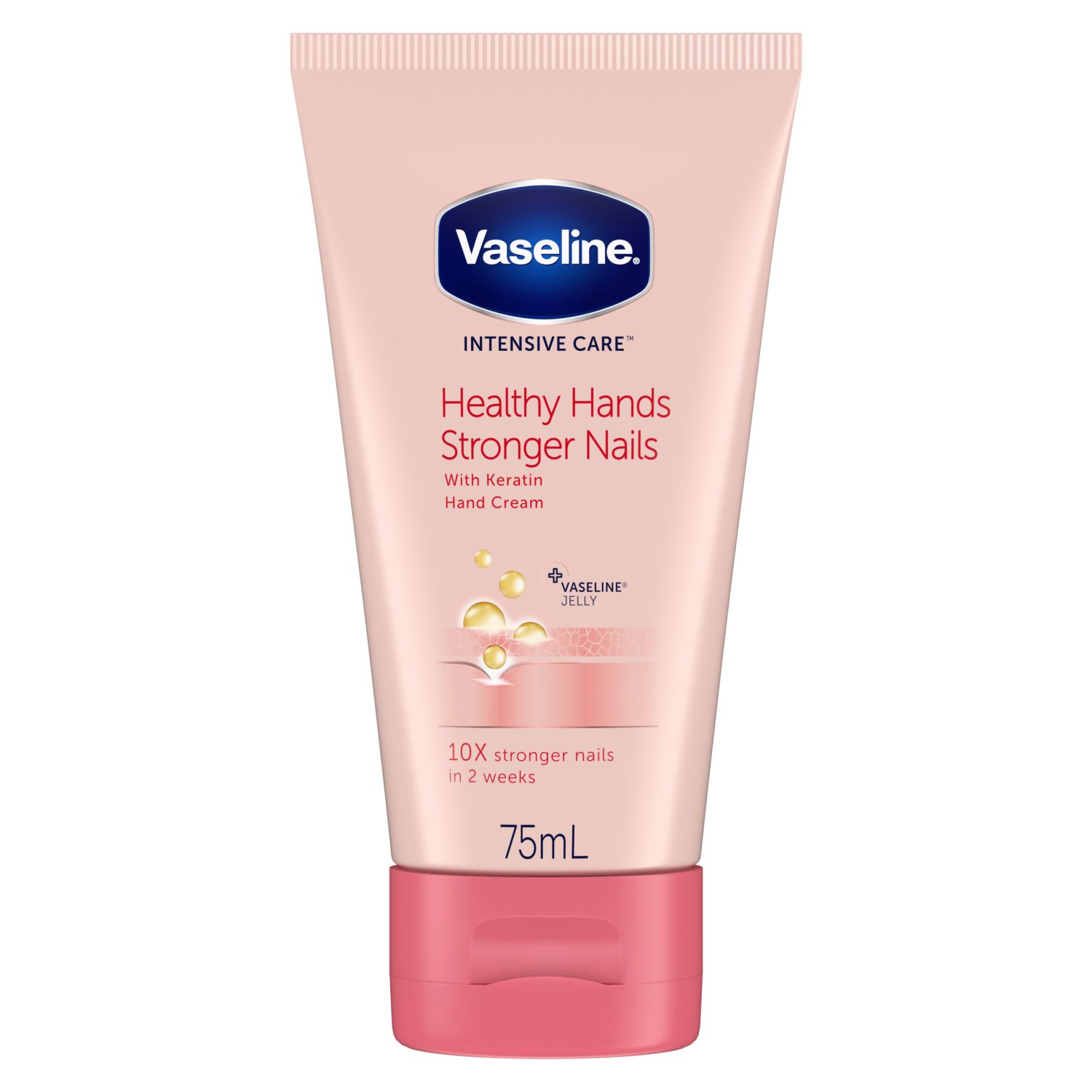 Vaseline Healthy Hands Stronger Nails Hand Cream (75 ml)