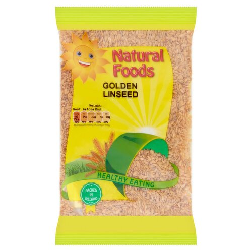 Natural Foods Golden Linseed Organic  (350 g)