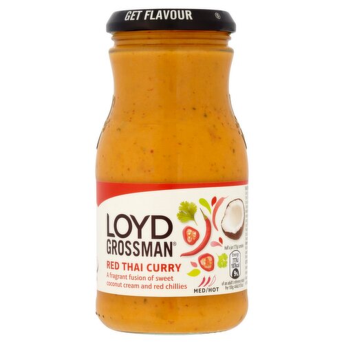 Loyd Grossman Red Thai Curry Sauce (350 g)
