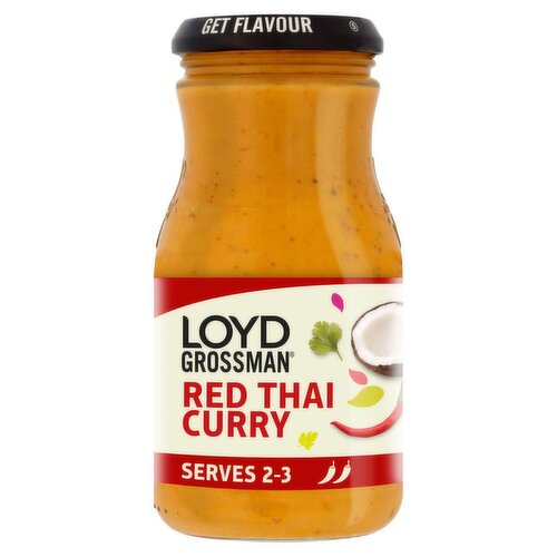 Loyd Grossman Red Thai Curry Sauce (350 g)