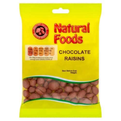 Natural Milk Chocolate Raisins  (80 g)