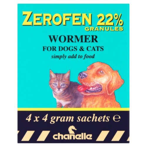 Zerofen Wormer for Dogs &CATS (1 Piece)