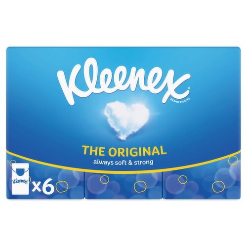 Kleenex Original Pocket Pack Hanks Facial Tissue 6 Pack (1 Piece)