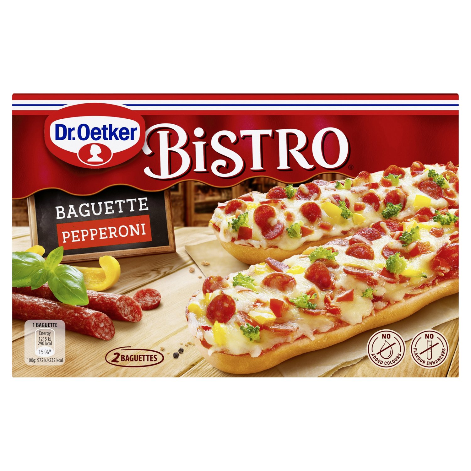 Dr. Oetker Bistro Pepperoni Pizza 2 Pack (250 g)