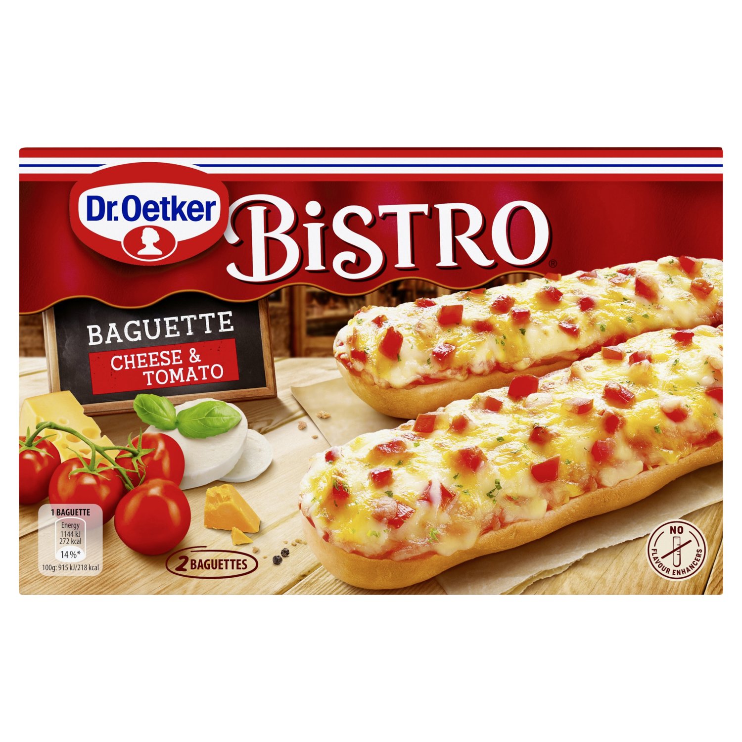 Dr. Oetker Bistro Cheese & Tomato Pizza 2 Pack (250 g)