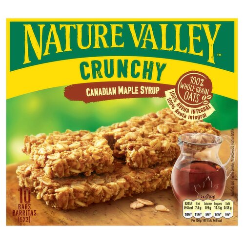 Nature Valley Crunchy Canadian Maple Syrup Bars 5 Pack (42 g)