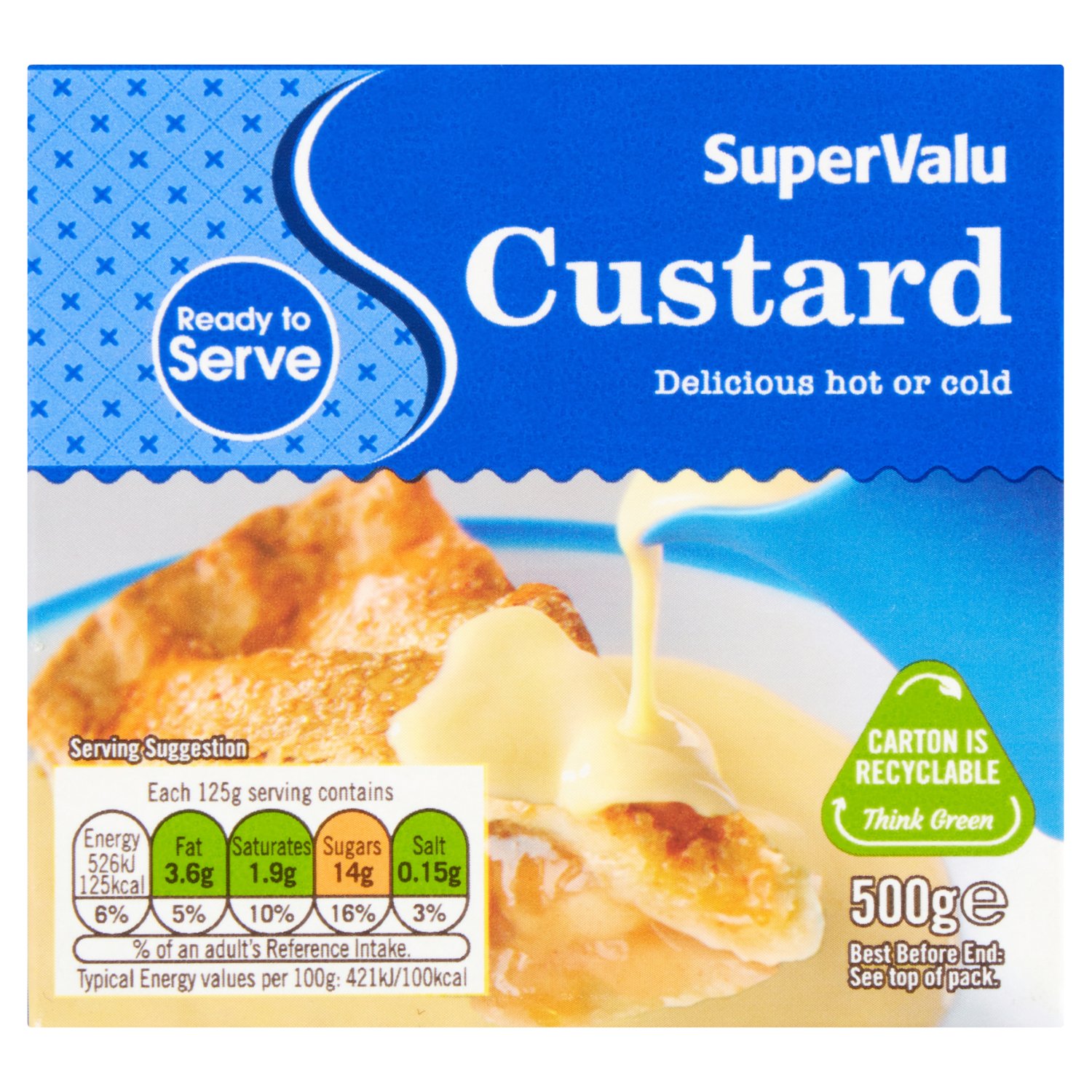 SuperValu Ready To Serve Custard (500 g)