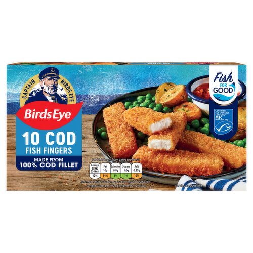 Birds Eye Cod Fish Fingers 10 Pack (280 g) - Storefront EN